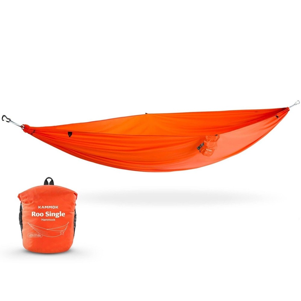 New Kammok Roo Single Hammock Ember Orange
